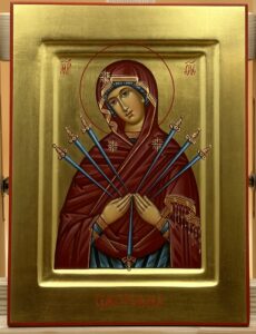Богородица «Семистрельная» Образец 16 Новосибирск